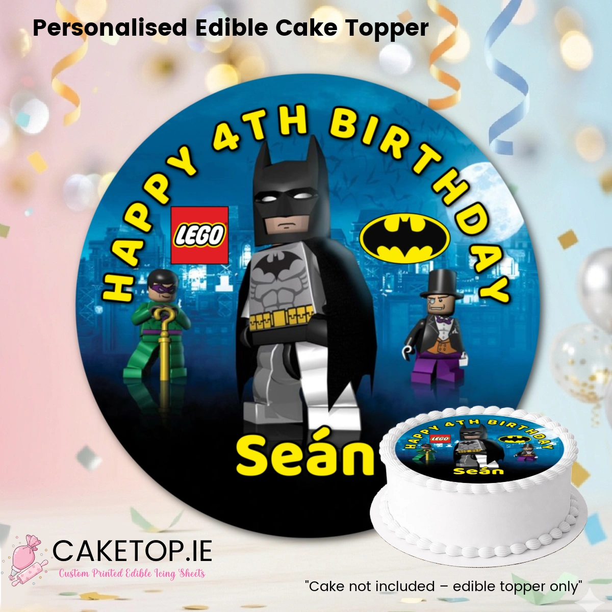 Lego Edible Cake Topper Lego Edible Cake Topper