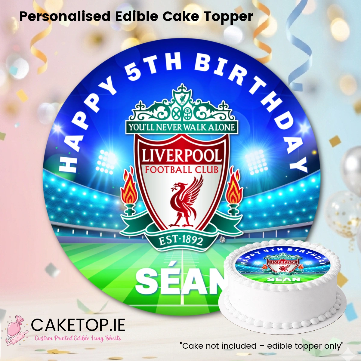 Liverpool Edible Cake Topper Liverpool Edible Cake Topper