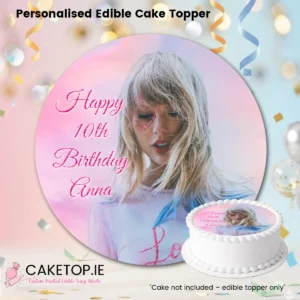 Taylor Swift Edible Cake Topper