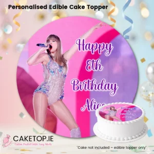 Taylor Swift Edible Cake Topper