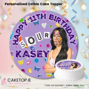 Olivia Rodrigo Edible Cake Topper