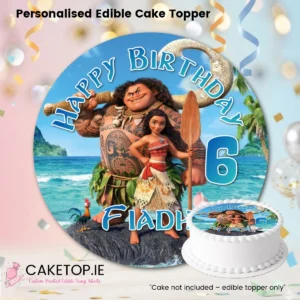 Moana Edible Cake Topper