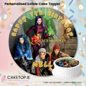 Descendants Edible Cake Topper