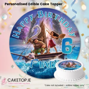 Moana Edible Cake Topper