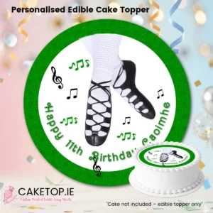 Irish Dancing Edible Cake Topper