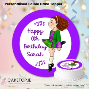Irish Dancing Edible Cake Topper