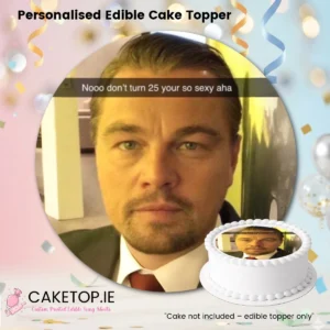 Leo Dicaprio Meme Edible Cake Topper