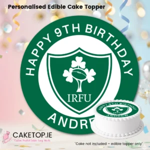 Home Rugby Edible Cake Topper