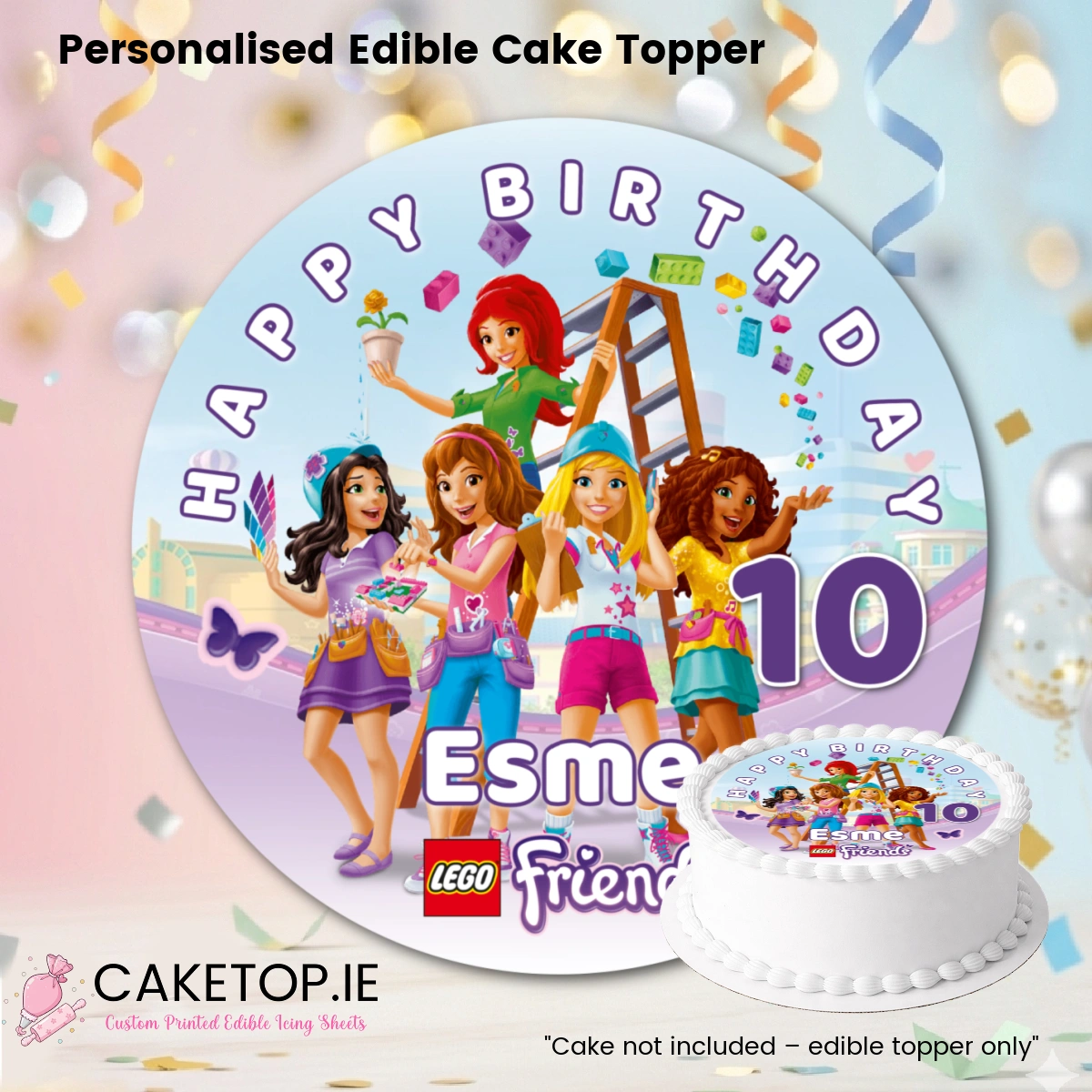 Lego Edible Cake Topper Lego Edible Cake Topper