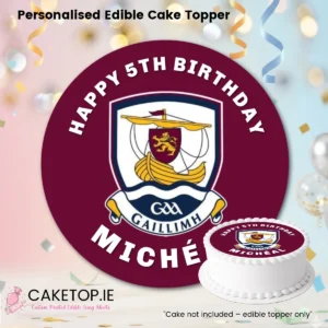 Galway GAA Edible Cake Toppers