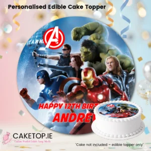 Home Avengers Edible Cake Topper