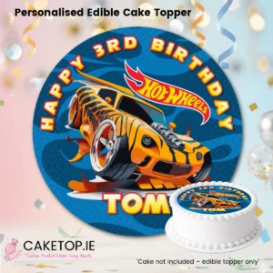 Home Hot Wheels Edible Cake Topper