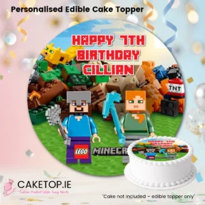 Lego Edible Cake Topper