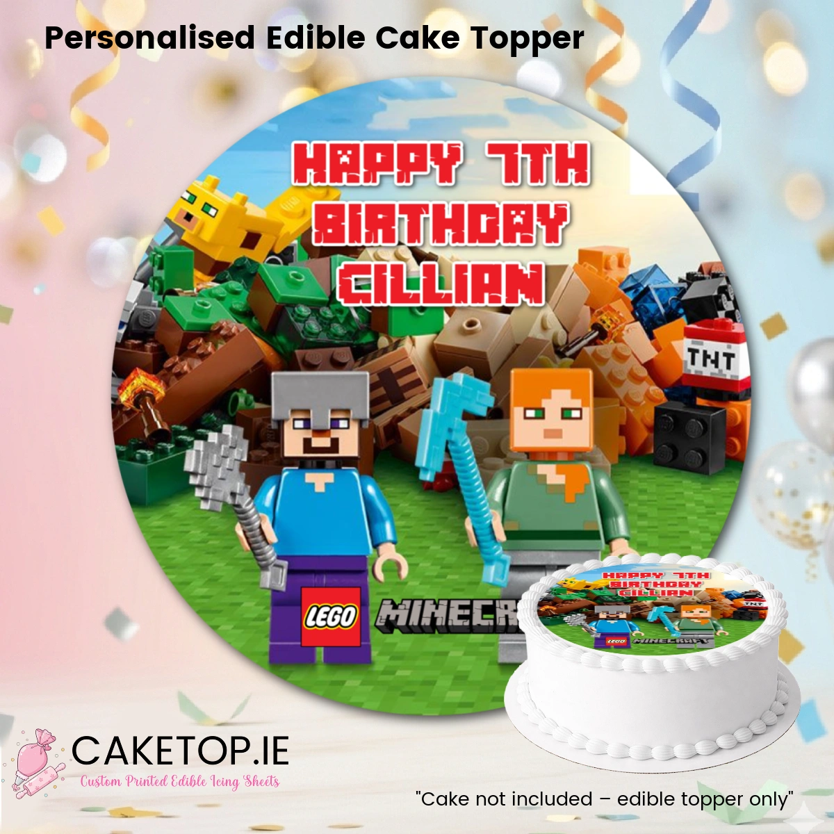 Lego Edible Cake Topper Lego Edible Cake Topper