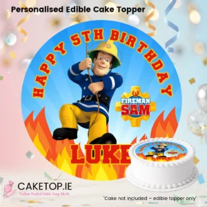 Home Fireman Sam Edible Cake Topper