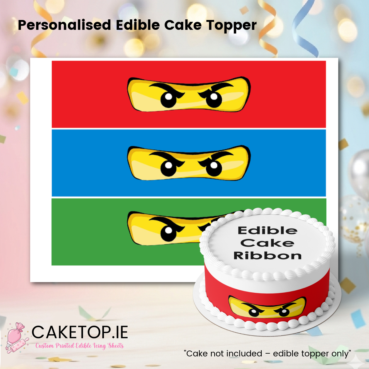 Ninjago Edible Ribbon Ninjago Edible Ribbon