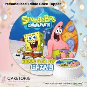 Spongebob Edible Cake Topper