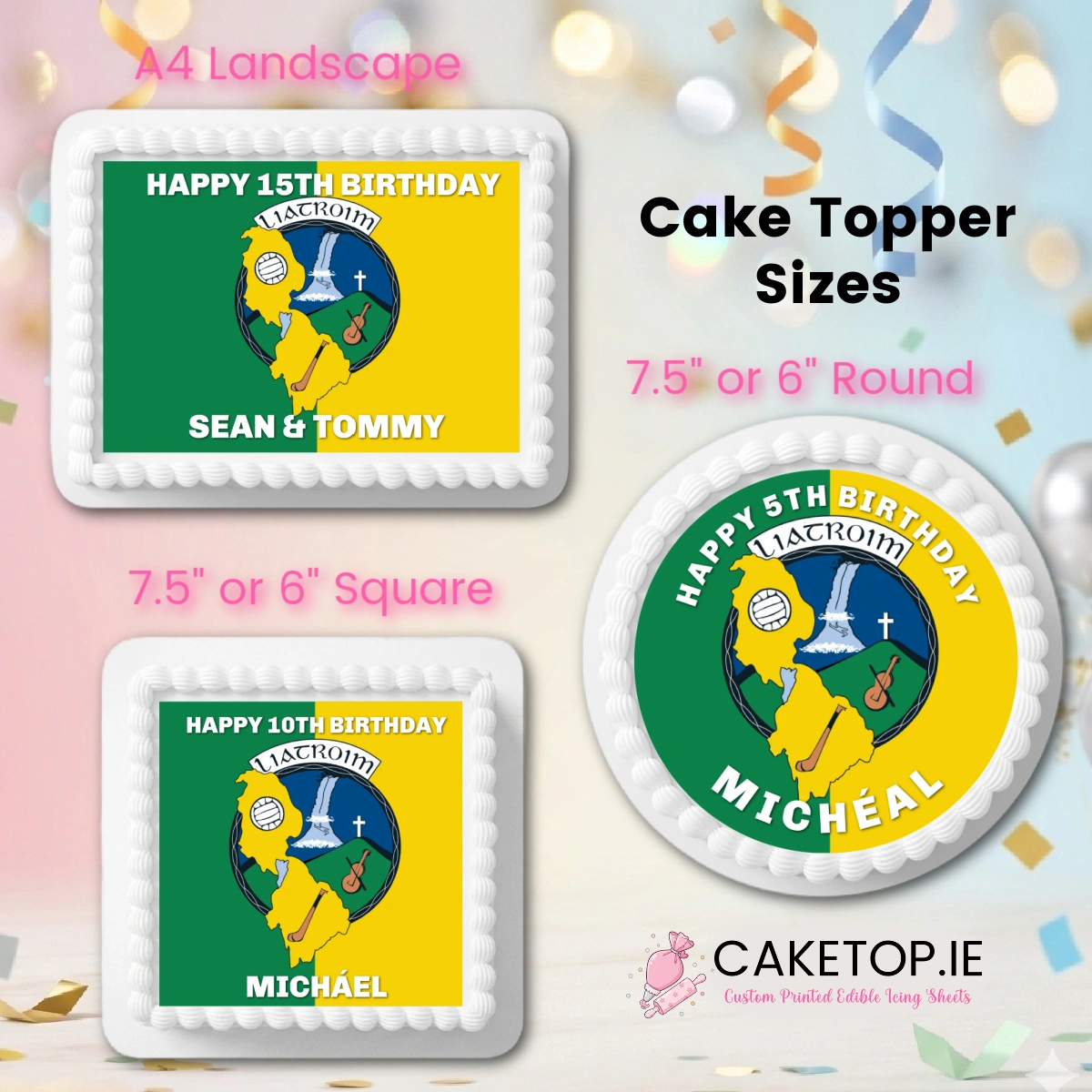 Leitrim Edible Cake Topper Leitrim Edible Cake Topper