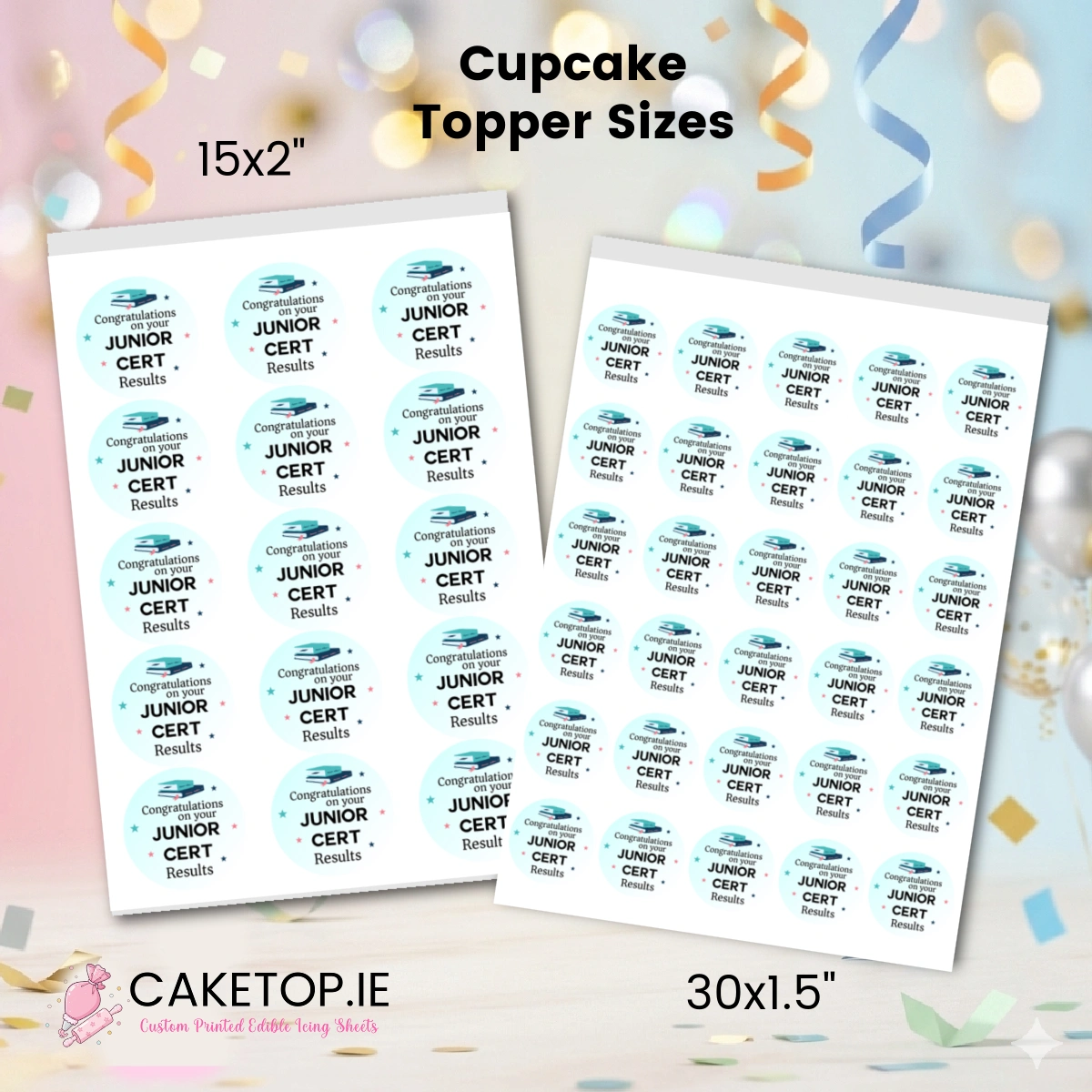 Junior Cert Edible Cake Toppers Junior Cert Edible Cake Toppers