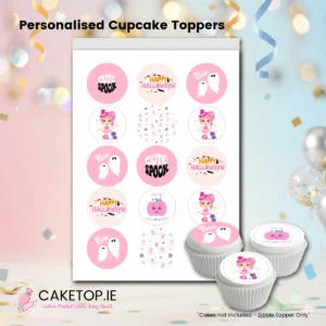 Halloween Edible Cupcake Toppers