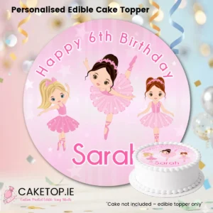 Ballerina Edible Cake Topper