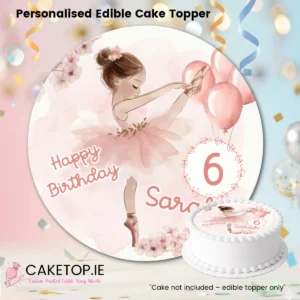Ballerina Edible Cake Topper