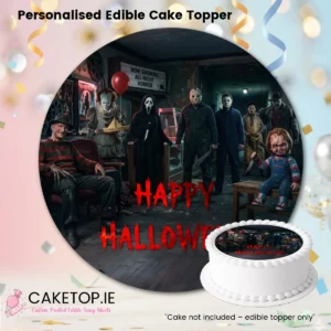 Horror Movie Night Edible Cake Topper