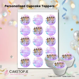 Katseye Edible Cupcake Toppers
